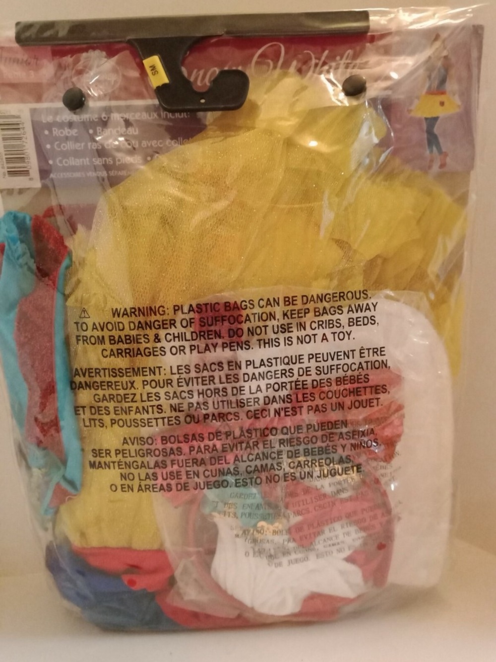 Disney Snow White Juniors Costume Size Small  3-5. Princess Halloween Costume - Picture 3 of 5